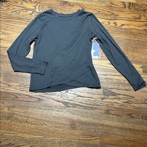 Women's Long Sleeve Black Top
